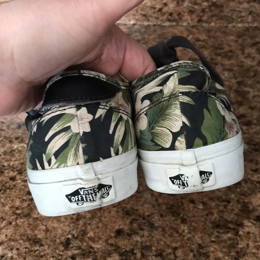 VANS Off The Wall Women Low Top Hawaiian Floral Sneakers | 9.5 - Picture 9 of 14